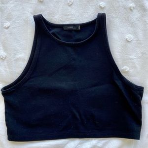 SOLD Aritzia Talula black crop top